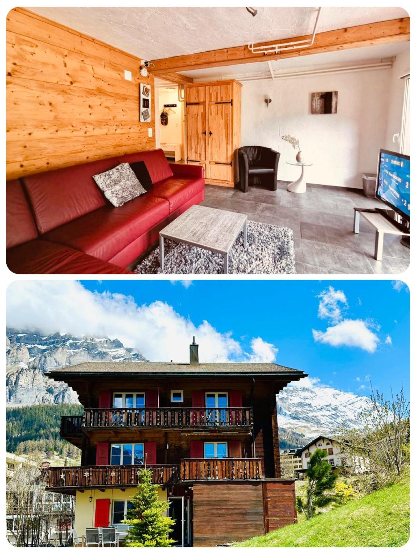 Apartments Chalet Tatyana Leukerbad Exterior foto